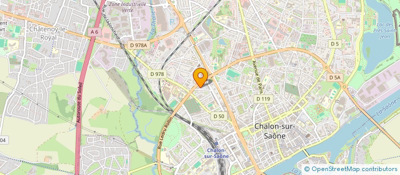 localisation de l'entreprise FED PARENTS D'ELEVES ENSEIGN PUBLIC  CHALON-SUR-SAONE