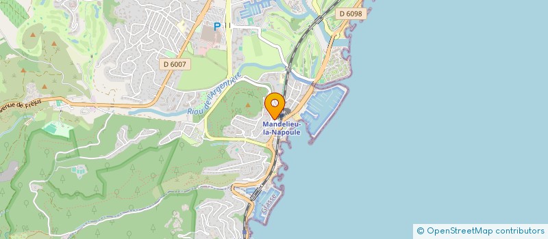 localisation de l'entreprise FED PISCINES à MANDELIEU-LA-NAPOULE