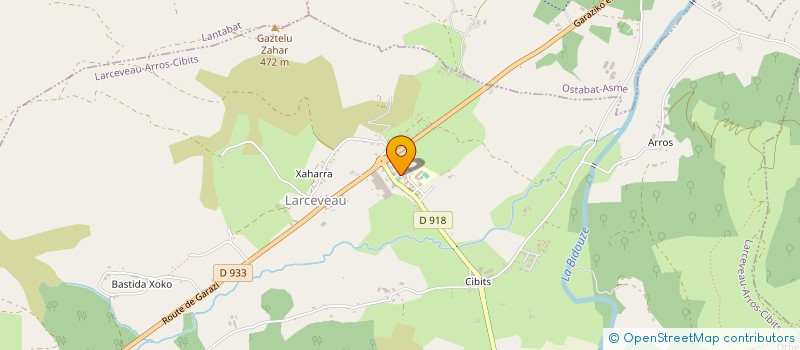 localisation de l'entreprise FED POUR NOUVEAU DEVELOP RURAL ARRAPITZ  OSTABAT-ASME