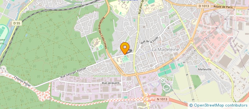localisation de l'entreprise FED REG CMSA HAUTE NORMANDIE à EVREUX