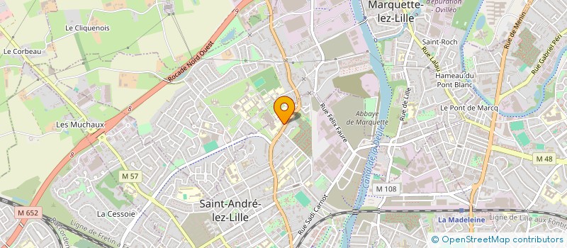 localisation de l'entreprise FED.REG.DE RECHERCHE EN SANTE MENTALE à SAINT-ANDRE-LEZ-LILLE