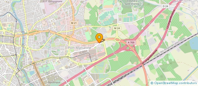 localisation de l'entreprise FED REG DES CHASSEURS D OCCITANIE à MONTPELLIER