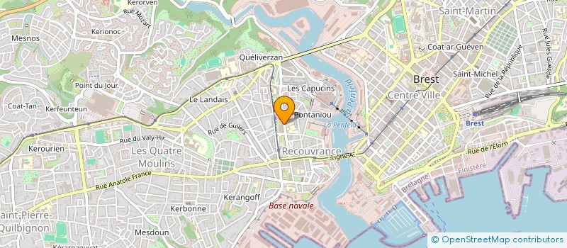 localisation de l'entreprise FED SAUVETAGE SECOURISME COMITE FINIST à BREST