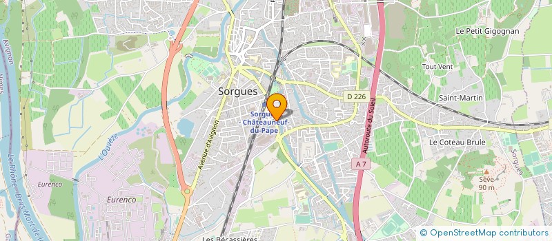 localisation de l'entreprise FED SECOURISTES FRANCAIS CROIX BLANCHE  SORGUES