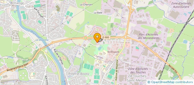 localisation de l'entreprise FED SYND ELEV BOVINS LIMOUSIN PAYS LOIRE  CHANGE