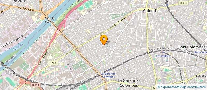 localisation de l'entreprise FEDA à COLOMBES