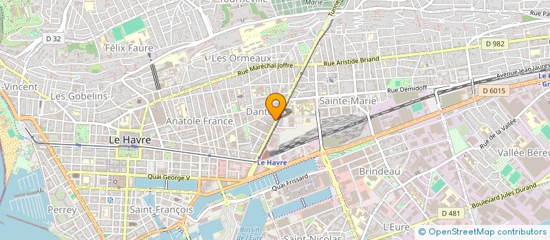 localisation de l'entreprise FEDAYKINE à LE HAVRE