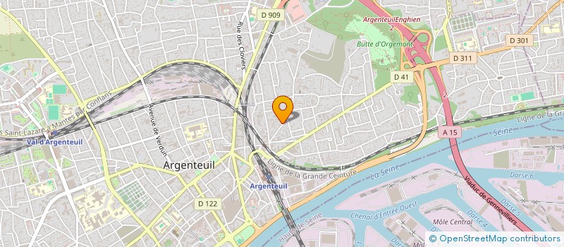 localisation de l'entreprise FEDBAT à ARGENTEUIL