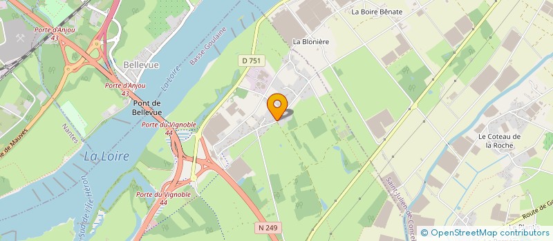 localisation de l'entreprise FEDE 2 MAINS à BASSE-GOULAINE