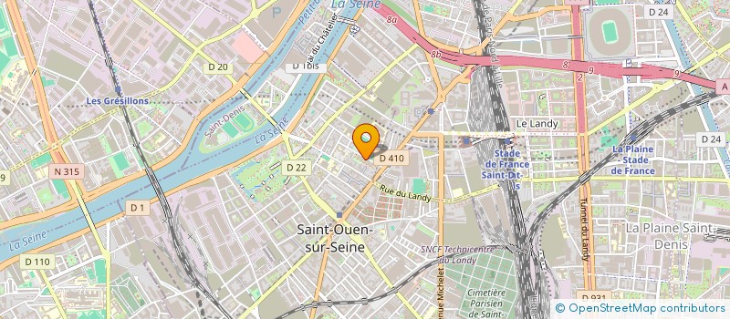 localisation de l'entreprise FEDE à SAINT-OUEN-SUR-SEINE