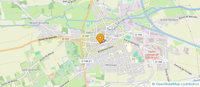 localisation de l'entreprise FEDE ACCIDENTES TRAVAIL & HANDICAPES à AIRE-SUR-LA-LYS