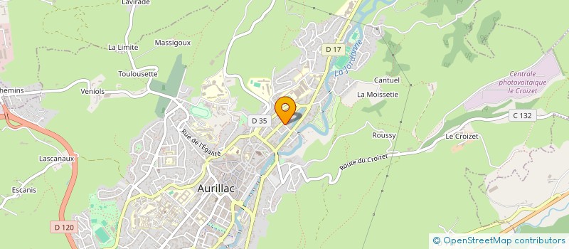 localisation de l'entreprise FEDE ASSOFORMATION MEDICALE CONTINUE 15 à AURILLAC