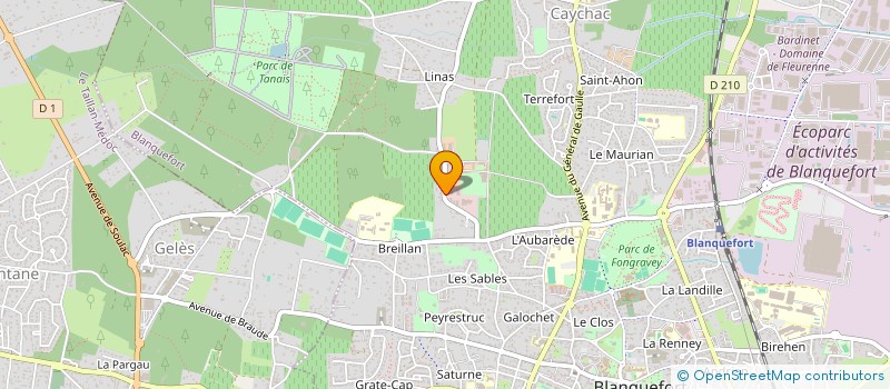 localisation de l'entreprise FEDE CENTRES OENOLOGIQUES DU BORDELAIS à BLANQUEFORT