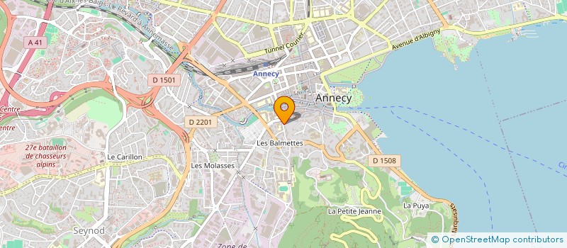 localisation de l'entreprise FEDE DEPART ASSO AIDE DOMICILE  ANNECY