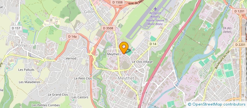 localisation de l'entreprise FEDE DEPART ASSOCIATIONS FAMILLES RURALE  ANNECY