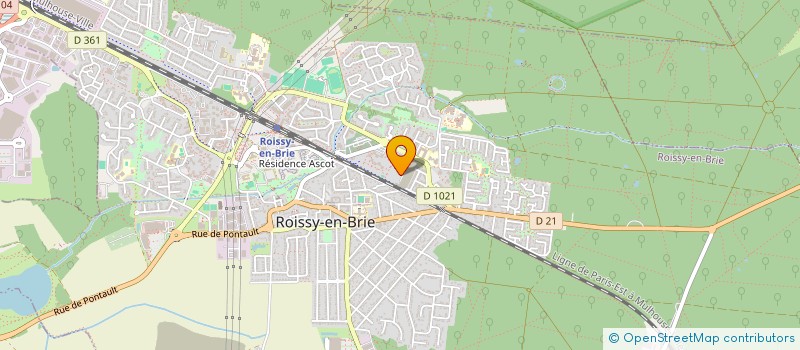 localisation de l'entreprise FEDE DEPART GARDES CHASSE PECHE PART 77  ROISSY-EN-BRIE