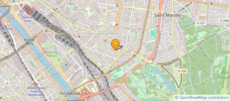 localisation de l'entreprise FEDE FRANC BASEBALL & SOFTBALL à PARIS