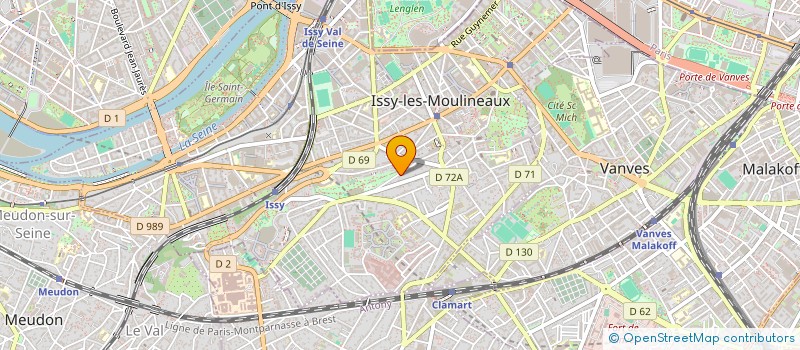 localisation de l'entreprise FEDE FRANC. BOULES CTE BOULISTE HT SEINE à ISSY-LES-MOULINEAUX