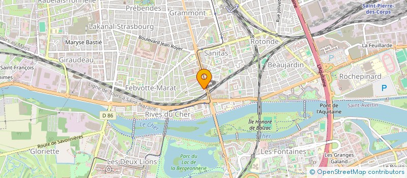 localisation de l'entreprise FEDE. FRANC.MOTARDS EN COLERE 37 MOTO SOLIDARITE 37 à TOURS