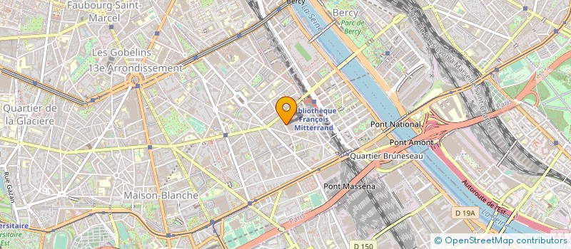 localisation de l'entreprise FEDE FRANC RANDONNE PEDESTRE à PARIS