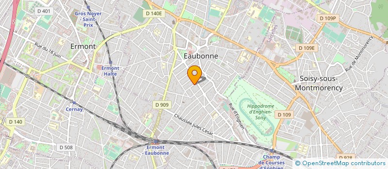 localisation de l'entreprise FEDE GENERALE RETRAITES CHE FER ERMONT à EAUBONNE