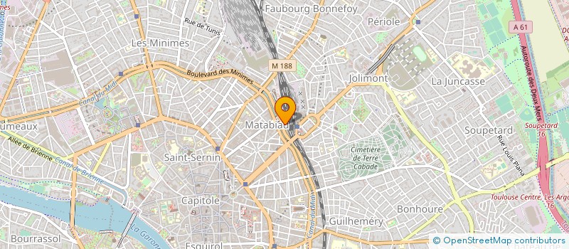 localisation de l'entreprise FEDE JEUNES CHAMBRES ECO MIDI PYRENEES à TOULOUSE