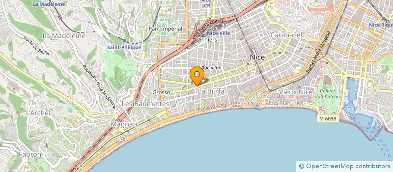localisation de l'entreprise FEDE MEDITERRANE JEUNES SANS FRONTIERE à NICE