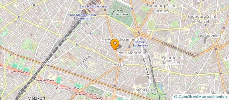 localisation de l'entreprise FEDE NAT FORCE OUVRIERE  PARIS