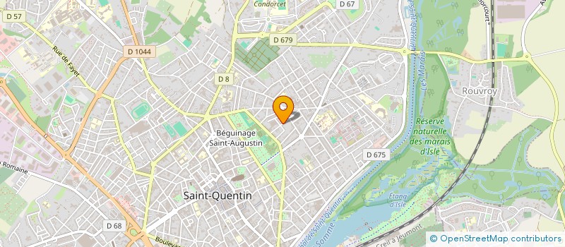 localisation de l'entreprise FEDE NATI ELUS SOCIAL REPUB UNION AISNE à SAINT-QUENTIN