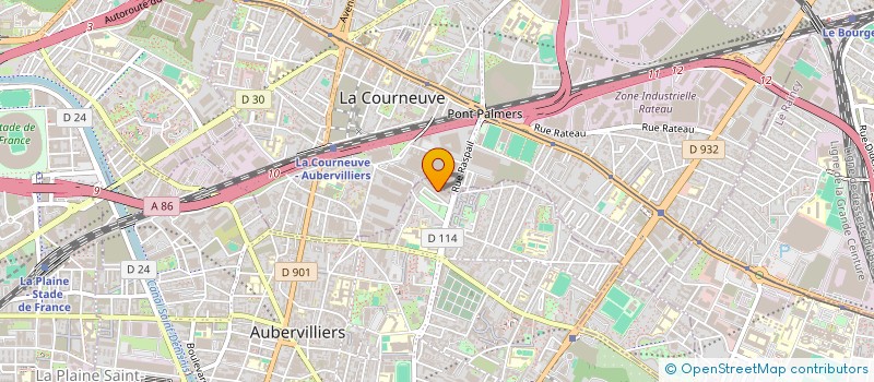 localisation de l'entreprise FEDE NATIO ENTREP DISTRIBUT AUTOMATIQUE à AUBERVILLIERS