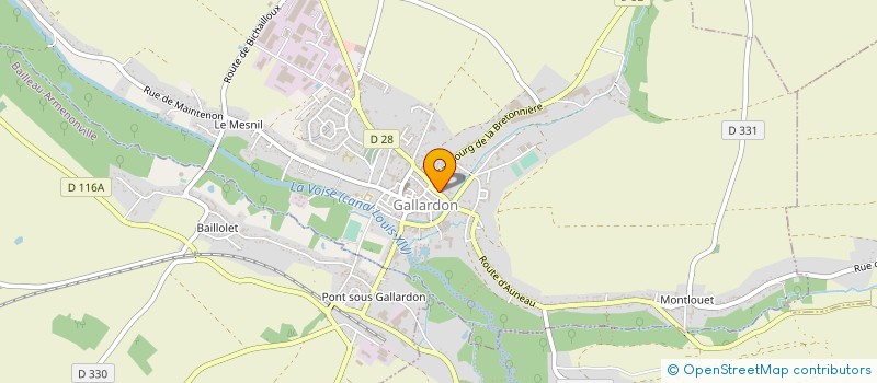 localisation de l'entreprise FEDE NATIONALE ANCIENS COMBAT ALGERIE à GALLARDON