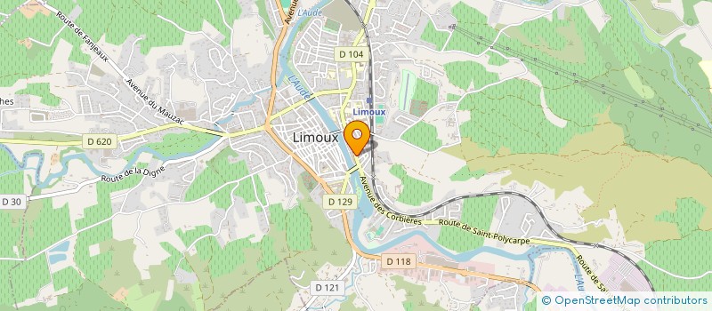 localisation de l'entreprise FEDE PARENTS ELEVES ENSEIGNEMENT PUBLIC à LIMOUX
