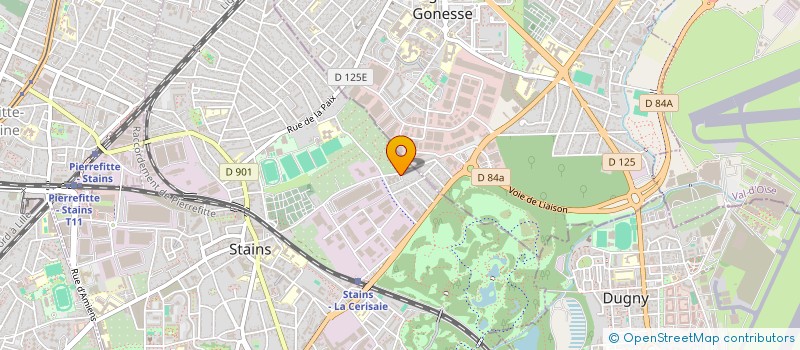 localisation de l'entreprise FEDE RAPATRIEMENT  STAINS