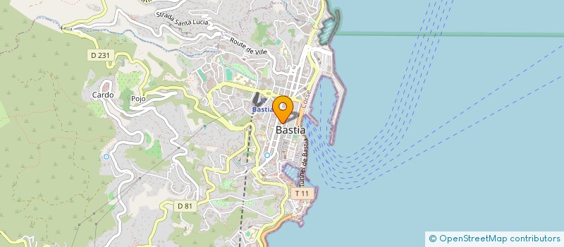 localisation de l'entreprise FEDE REGION SYNDIC INITIATIVE CORSE à BASTIA