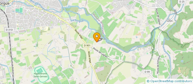 localisation de l'entreprise FEDE VAUCLUSE PECHE PROCTEC MILIEU AQUA à L'ISLE-SUR-LA-SORGUE