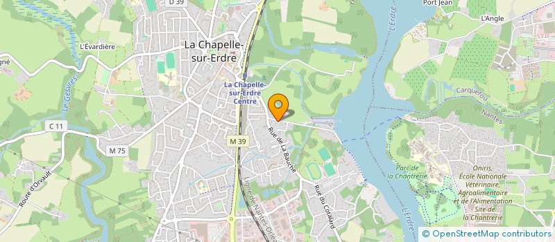 localisation de l'entreprise FEDEA  LA CHAPELLE-SUR-ERDRE