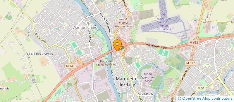 localisation de l'entreprise FEDECO  WAMBRECHIES