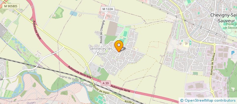 localisation de l'entreprise FEDECOM à SENNECEY-LES-DIJON