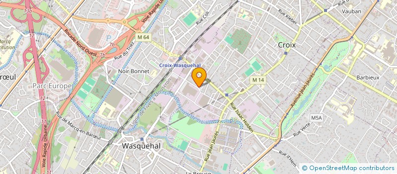 localisation de l'entreprise FEDELEC 59  CROIX