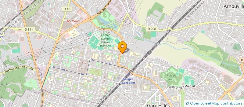 localisation de l'entreprise FEDELEX  SARCELLES