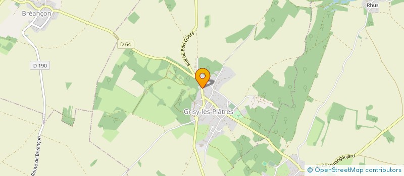 localisation de l'entreprise FEDER 95 PECHE & PROTECTION MILIEU AQUAT  GRISY-LES-PLATRES