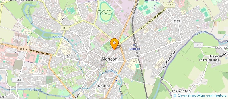 localisation de l'entreprise FEDER ASSOC ACTION INSERTION FAMILLES RU à ALENCON