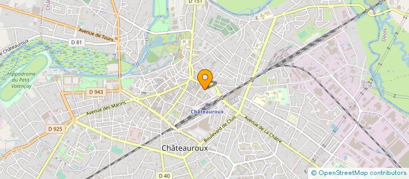 localisation de l'entreprise FEDER ASSOC FAMILIALE CATHOLIQUE INDRE à CHATEAUROUX