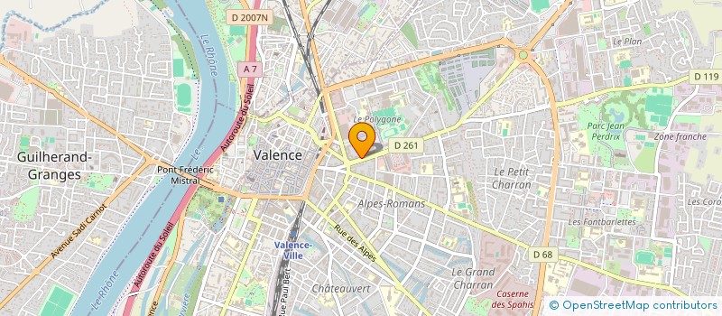 localisation de l'entreprise FEDER ASSOC FONCIERES DROME à VALENCE