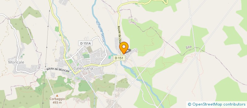 localisation de l'entreprise FEDER ASSOC FORMA MEDIC CONTI REG CORSE à CALENZANA