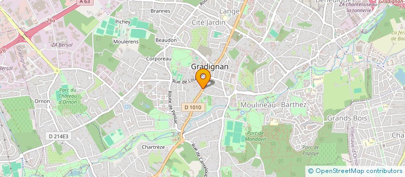 localisation de l'entreprise FEDER ASSOC PREVENTION GIRONDE à GRADIGNAN