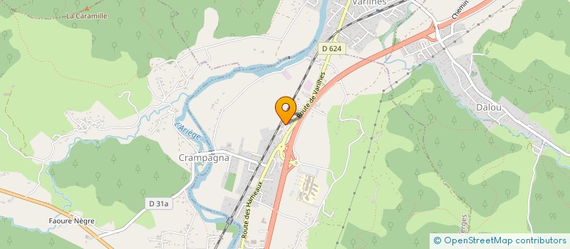 localisation de l'entreprise FEDER BATIMENT ET DES TP DE L ARIEGE à SAINT-JEAN-DE-VERGES