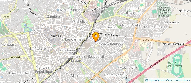 localisation de l'entreprise FEDER BOULANG PATISS LANGUED ROUSSIL  NIMES