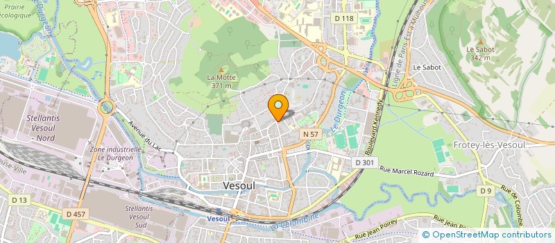 localisation de l'entreprise FEDER BOULANGERIE ARTISANALE HAUTE SAONE  VESOUL