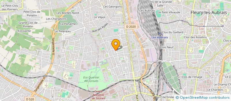 localisation de l'entreprise FEDER CENTRES SOCIAUX LOIRET à ORLEANS